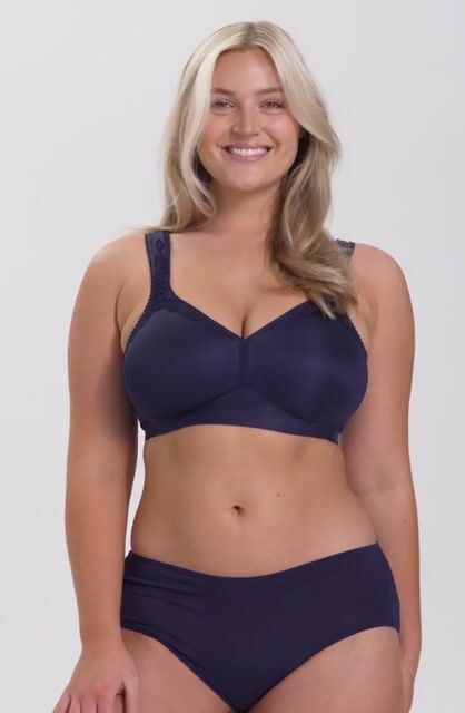 Miss Mary Relax BH-Tanktop Ohne Bügel — Gepolsterte Träger, Weiche Spitze, Bequemer Alltags-BH